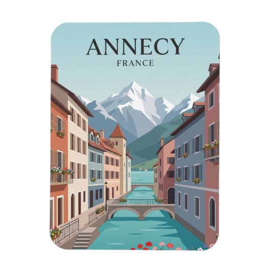 Annecy Frankrijk Magneet (Verticaal)