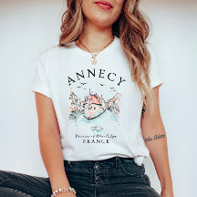 Annecy Frankrijk T-Shirt – Venetië van de Alpen
