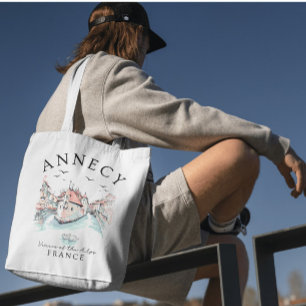 Annecy Frankrijk – Venetië van de Alpen Tote Bag