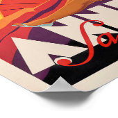 Annecy Frankrijk Vintage Travel Poster (Hoek)