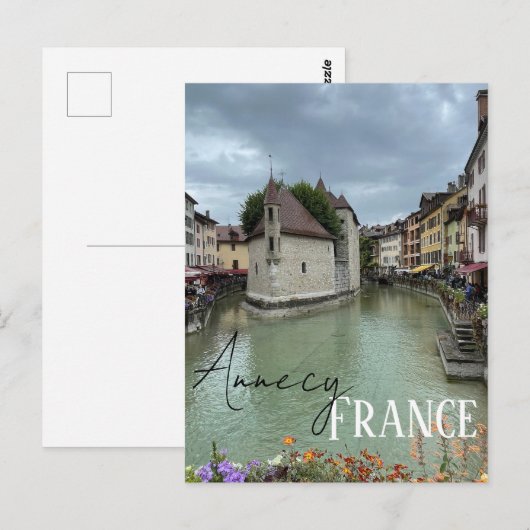 Annecy, Franse Alpen Briefkaart (Voorkant / Achterkant)
