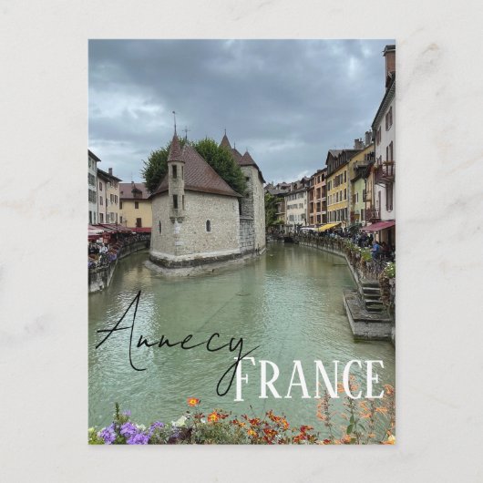 Annecy, Franse Alpen Briefkaart (Voorkant)
