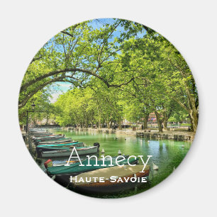 Annecy, Haute-Savoie Round Magnet