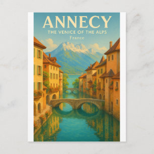 ANNECY — HET VENETIE VAN DE ALPEN BRIEFKAART