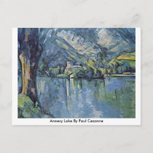 Annecy Lake van Paul Cezanne Briefkaart