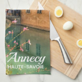 Annecy Old Town, Frankrijk Theedoek (Quarter Fold)