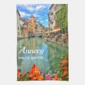Annecy Old Town Theedoek (Verticaal)
