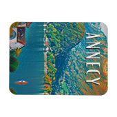 Annecy Photo Vintage Magneet (Horizontaal)