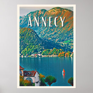 Annecy Photo Vintage weergeven Poster