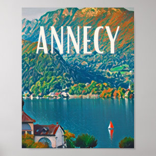 Annecy Photo Vintage weergeven Poster