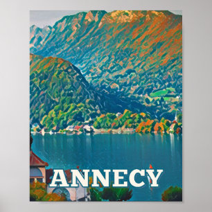 Annecy Photo Vintage weergeven Poster