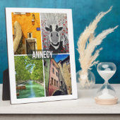 Annecy Plaque met Easel Fotoplaat (Zijkant)