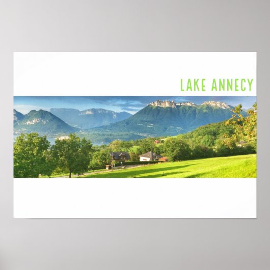 Annecy-Poster meer Poster (Voorkant)