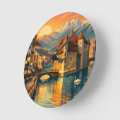 Annecy Stad Ronde Klok (Hoek)