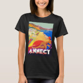 Annecy Strand Meisje T-shirt (Voorkant)