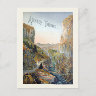 Annecy Thônes Vintage Poster 1899 Briefkaart