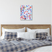 Annelisa No. 12 Abstract Canvas Print (Insitu (Slaapkamer))
