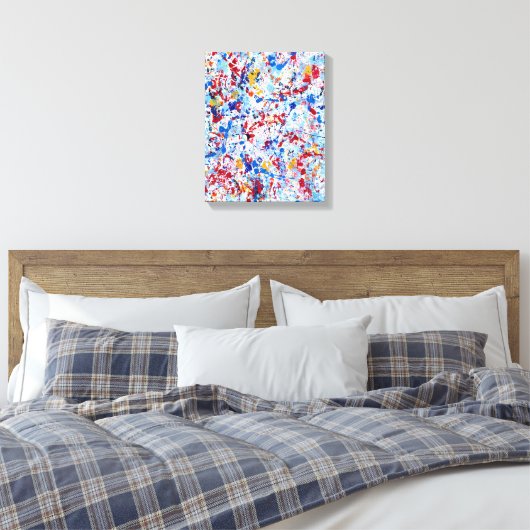 Annelisa No. 12 Abstract Canvas Print (Insitu (Slaapkamer))