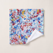 Annelisa No. 12 Abstracte Bath Towel Bad Handdoek (Wasdoekje)