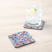 Annelisa No. 12 Abstracte Beverage Coaster Bier Onderzetter (Rechterzijde)