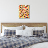 Annelisa No. 7 Abstract Canvas Print (Insitu (Slaapkamer))