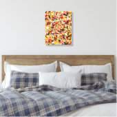 Annelisa No. 7 Abstract Canvas Print (Insitu (Slaapkamer))