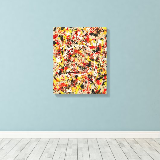 Annelisa No. 7 Abstract Canvas Print (Insitu (Houten vloer))