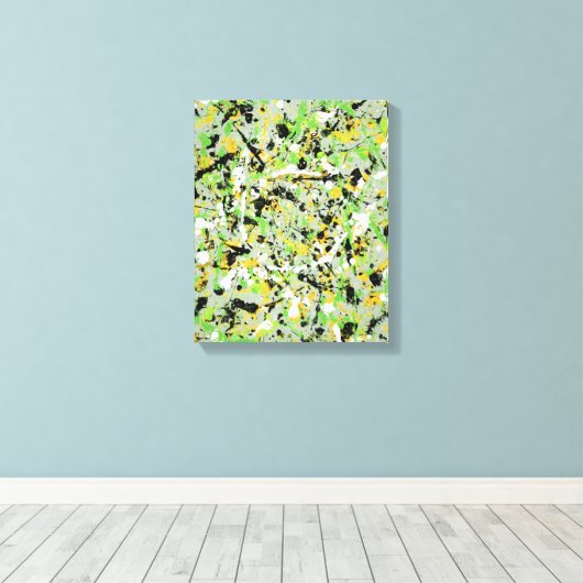 Annelisa No. 8 Abstract Canvas Print (Insitu (Houten vloer))