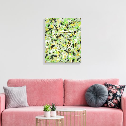 Annelisa No. 8 Abstract Canvas Print (Insitu (Woonkamer))