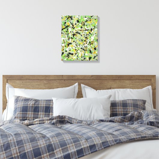 Annelisa No. 8 Abstract Canvas Print (Insitu (Slaapkamer))