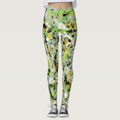 Annelisa No. 8 Abstract Leggings (Voorkant)