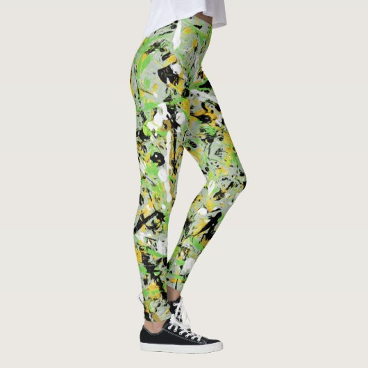 Annelisa No. 8 Abstracte Leggings (Rechts)
