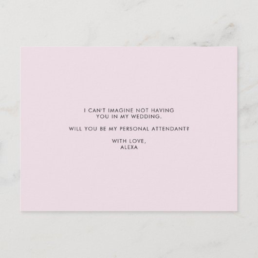 annemonen zullen u mijn persoonlijke deelnemer zi uitnodiging briefkaart (Achterkant)