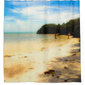 Anne's Beach, de Florida Keys Douchegordijn (Voorkant)