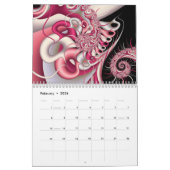 Anne's Fractal Menagerie Agenda Kalender (Feb 2026)