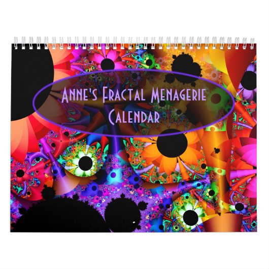 Anne's Fractal Menagerie Agenda Kalender (Hoes)
