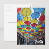 Anne's Lane Dublin Ierland Reizen Briefkaart (Voorkant / Achterkant)