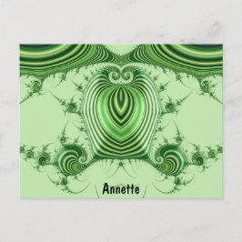 ANNETTE ~ 3D Design Pattern ~ Kerstmis Greens ~ Briefkaart