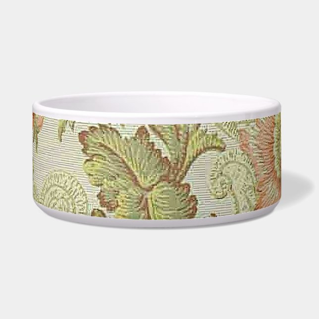 Annette  Floral Pattern Pet Bowl Voerbakje (Voorkant)