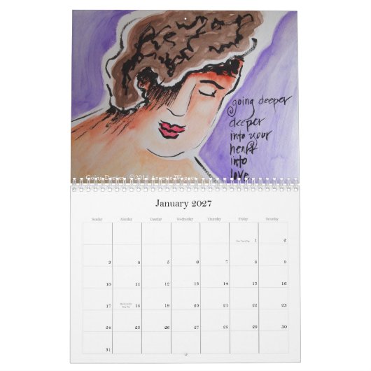 Annette Wagner Art 2015 Agenda Kalender (Jan 2027)