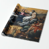 Annibale Carracci de coronatie van de maagd Cadeaupapier (Uitgerold)