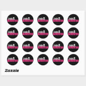 Annie Antrax - zwarte sticker (Vel)