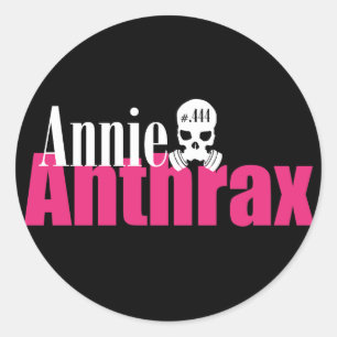 Annie Antrax - zwarte sticker