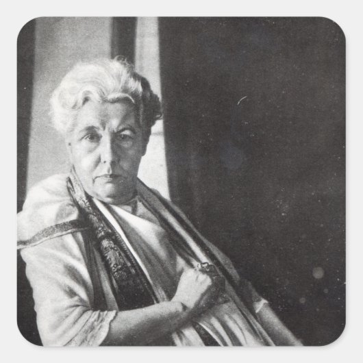 Annie Besant Vierkante Sticker (Voorkant)
