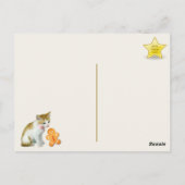 Annie Cat Gingerbread Christmas Briefkaart (Achterkant)