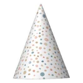 Annie Confetti Watercolor Stippen Feesthoed Feesthoedjes