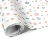 Annie Confetti Watercolor Stippen Inpakpapier (Rol Hoek)