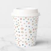 Annie Confetti Waterverf Stippen Paper Cup Papieren Bekers (Achterkant)