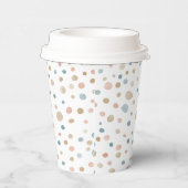 Annie Confetti Waterverf Stippen Paper Cup Papieren Bekers (Rechts)