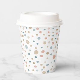 Annie Confetti Waterverf Stippen Paper Cup Papieren Bekers